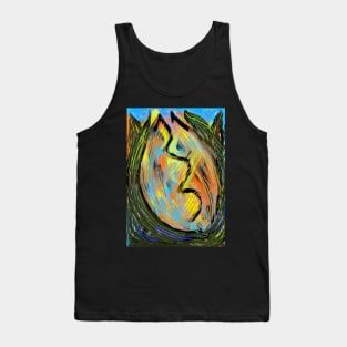 ABSTRACTED TULIP FIRE Tank Top